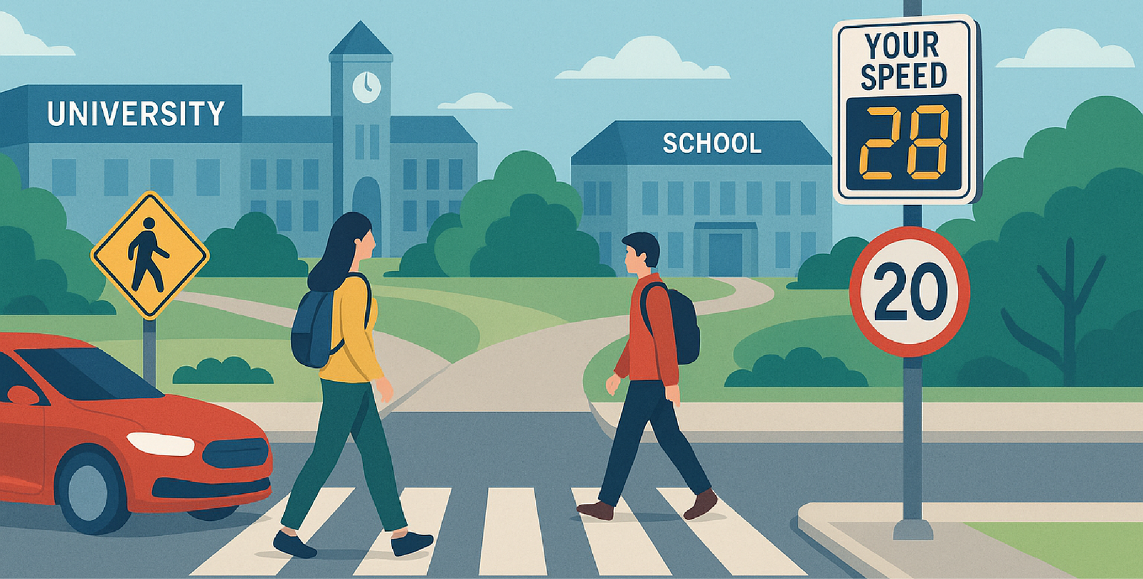 Campus Safety Starts on the Street: How Universities and Schools Can Combat Speeding