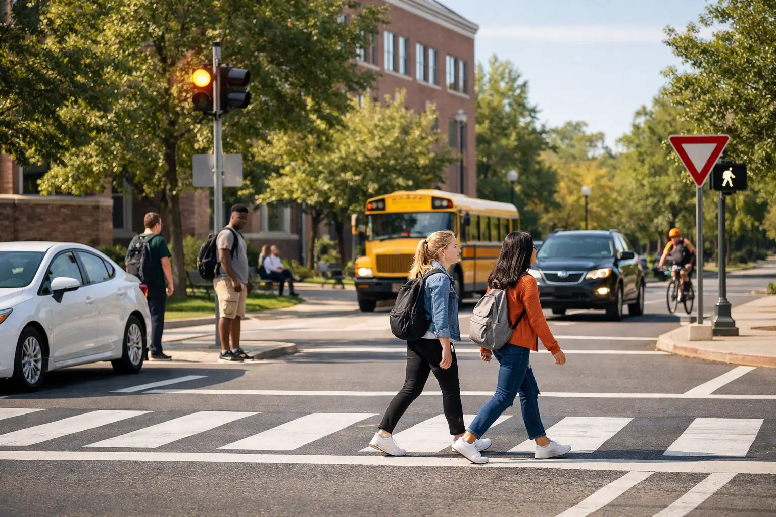 Campus Pedestrian Safety Systems That Reduce Risk