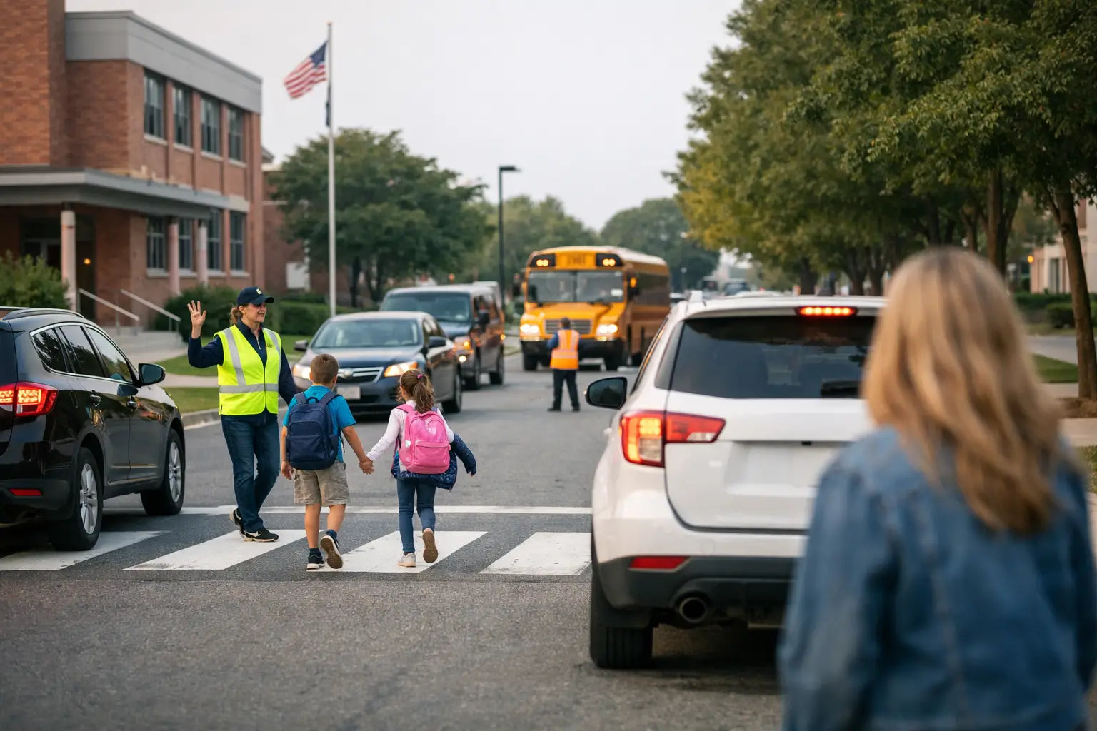 School Arrival Traffic Communication Systems