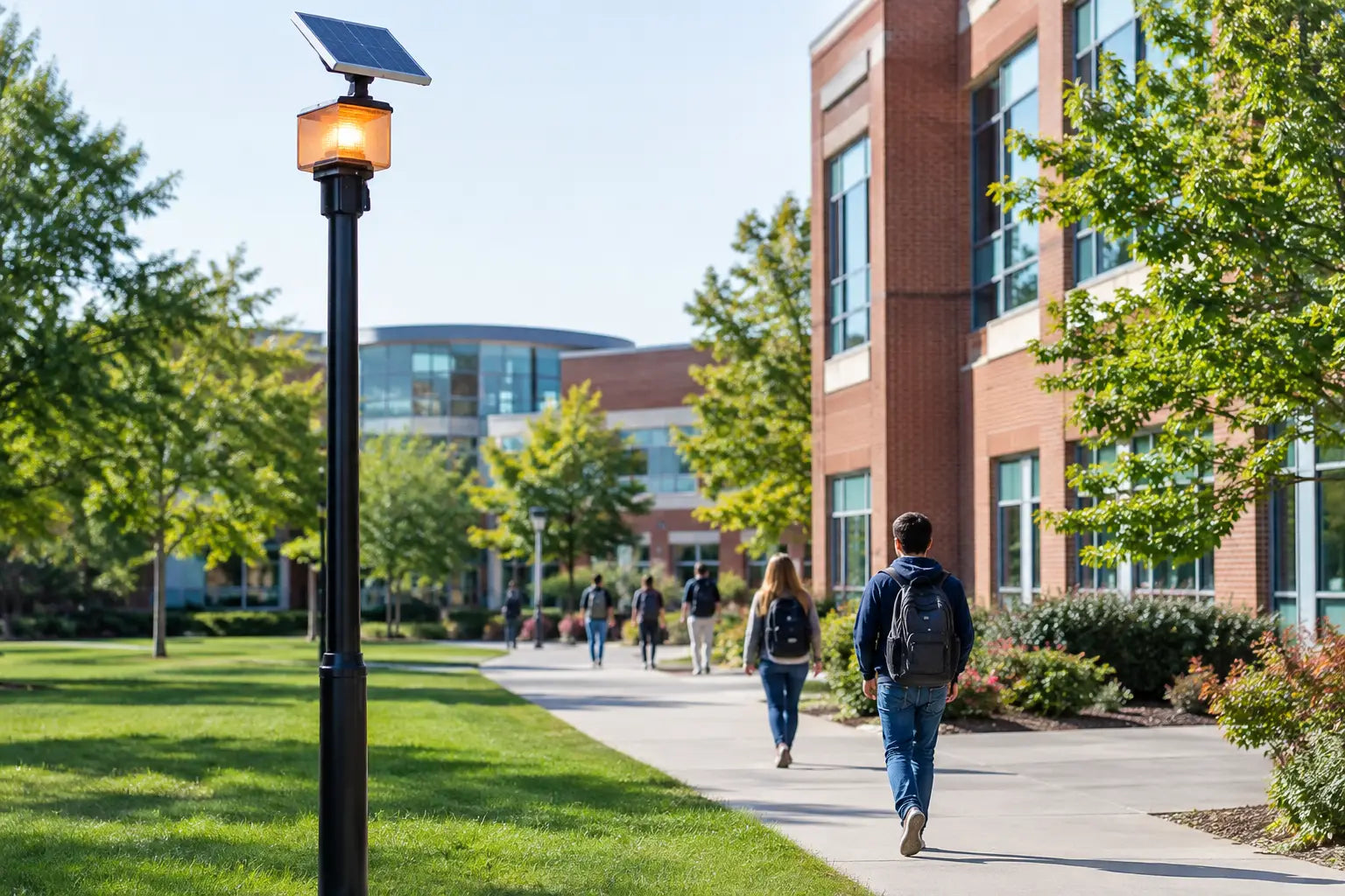 Campus Beacon Installation That Improves Safety