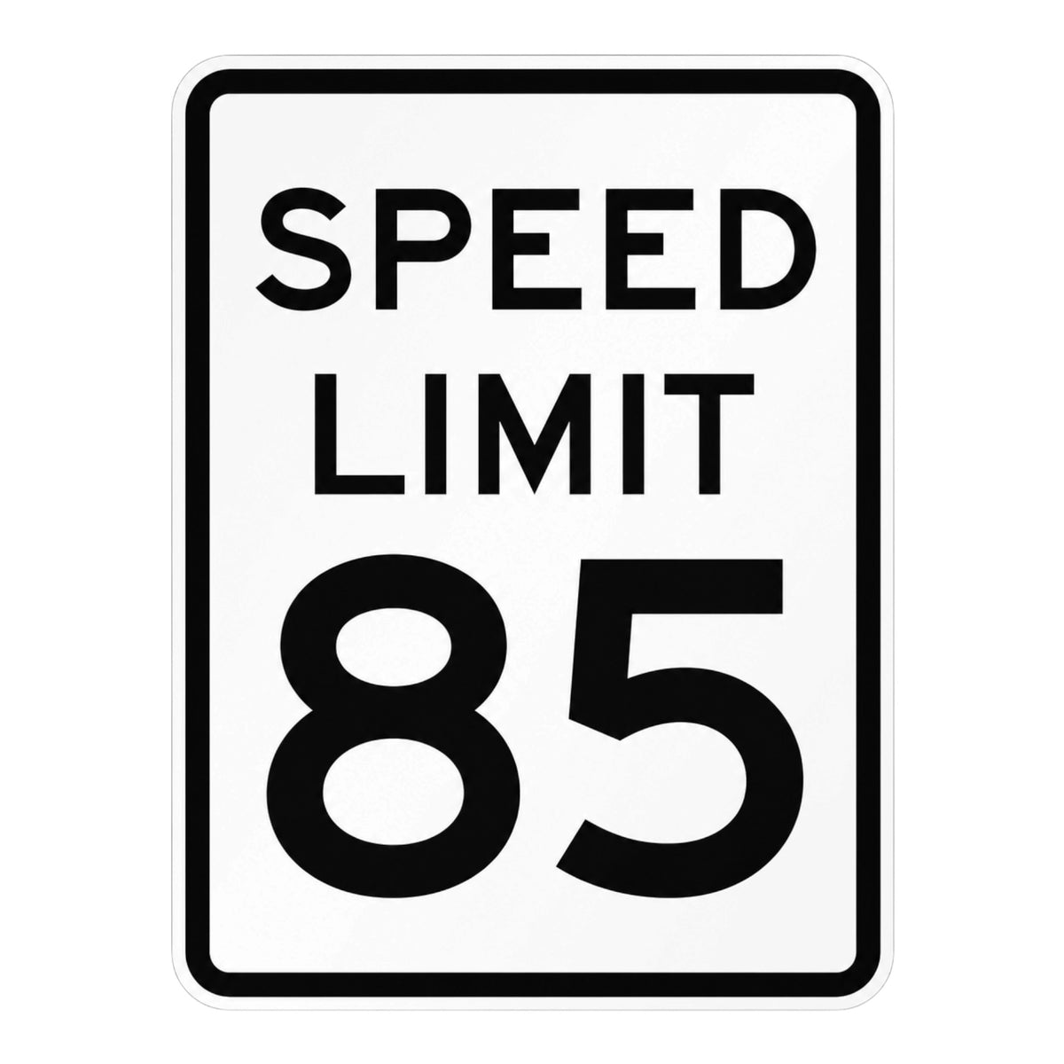 Speed Limit 70 MPH 18 x 24 3M High Intensity reflective aluminium sign