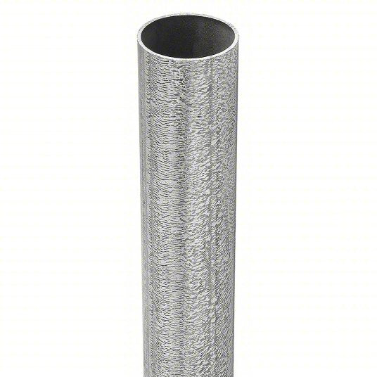 Galvanized Round Steel Sign Post – 12 ft. Length / 2-3/8" Diameter