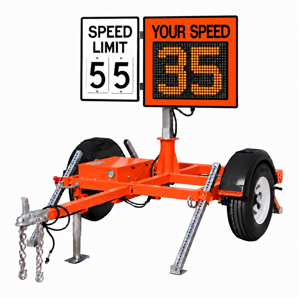 Winstar CT-400M Compact Speed Radar Trailer