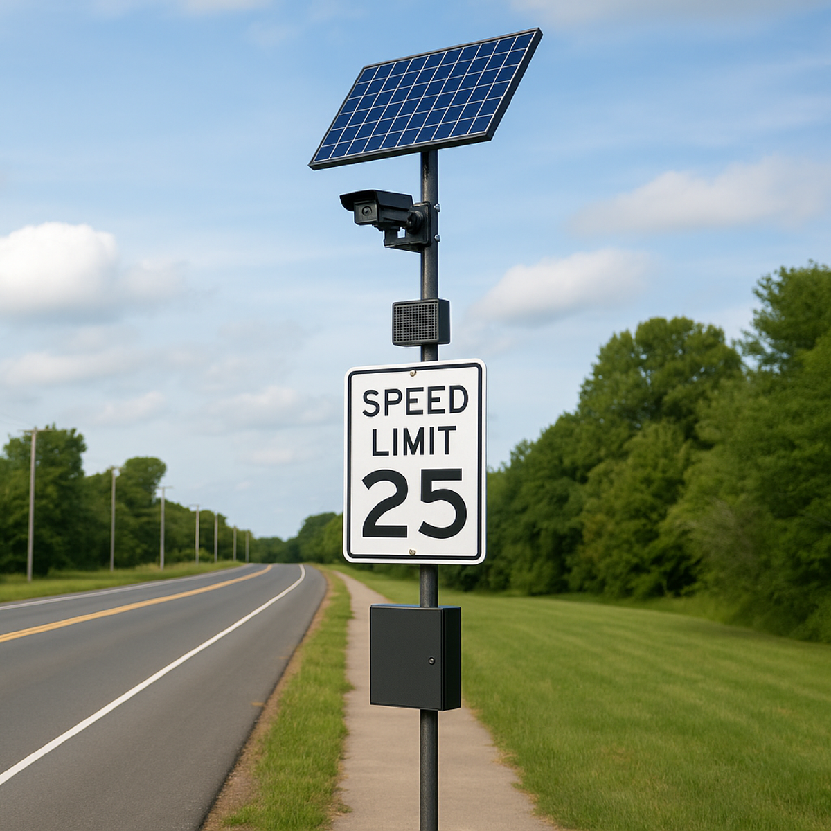 Winstar Community Speed Radar LPR Camera System