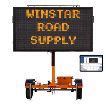 Winstar WRS-400MC Full-Size Matrix Portable Changeable Message Sign
