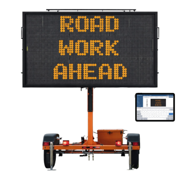 Winstar WRS-400M Full-Size Matrix Portable Changeable Message Sign
