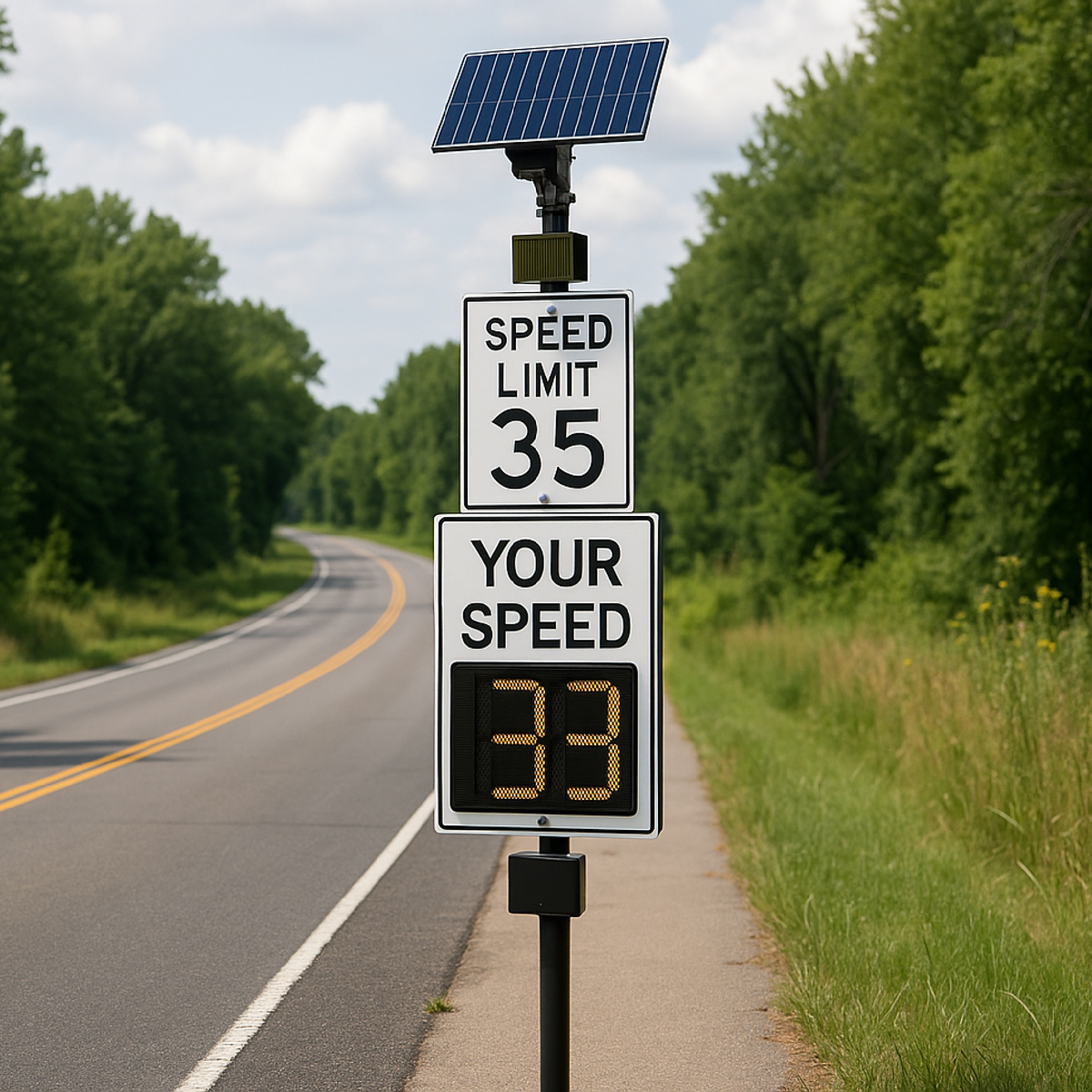Winstar Community Speed Radar LPR Camera System