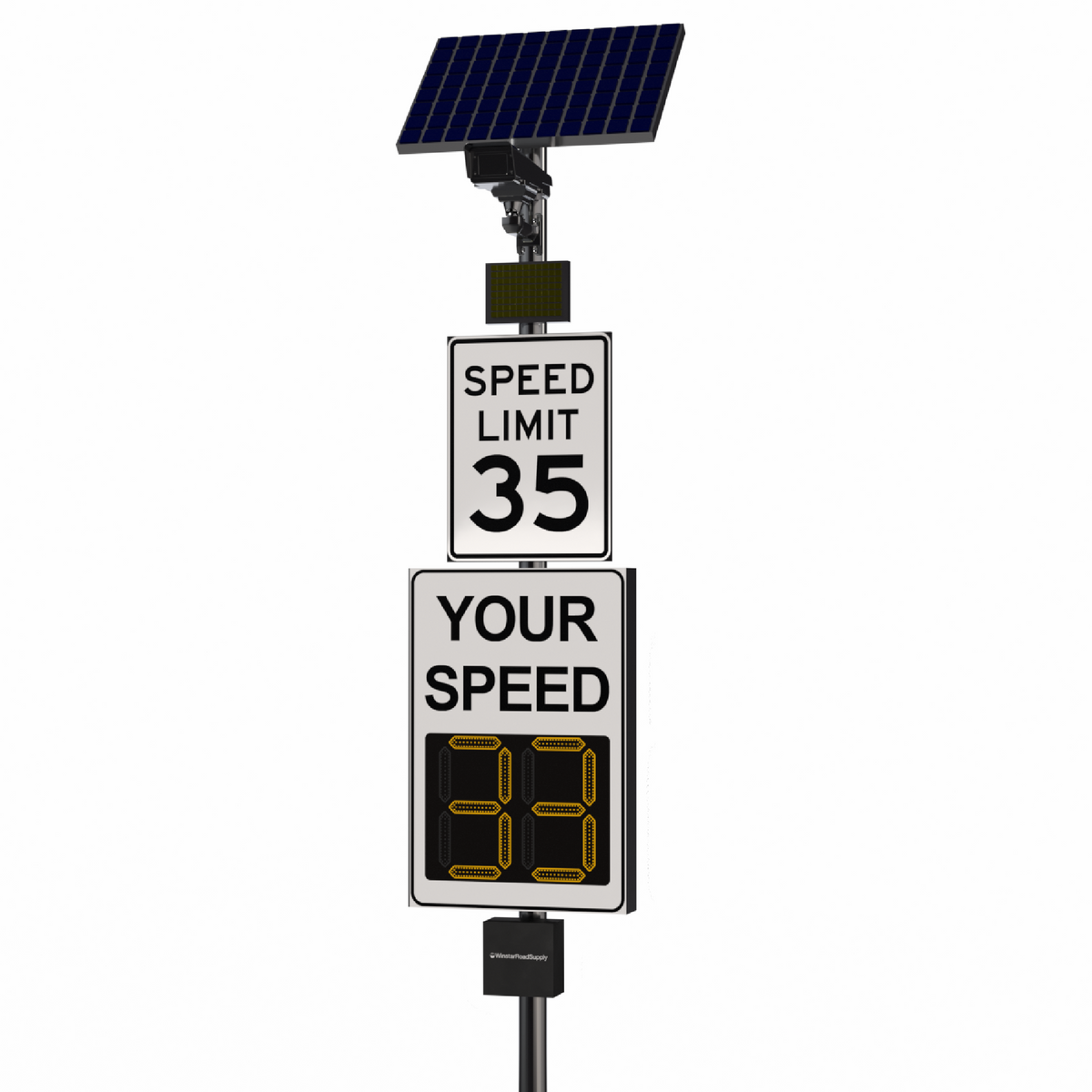 Winstar Community Speed Radar LPR Camera System