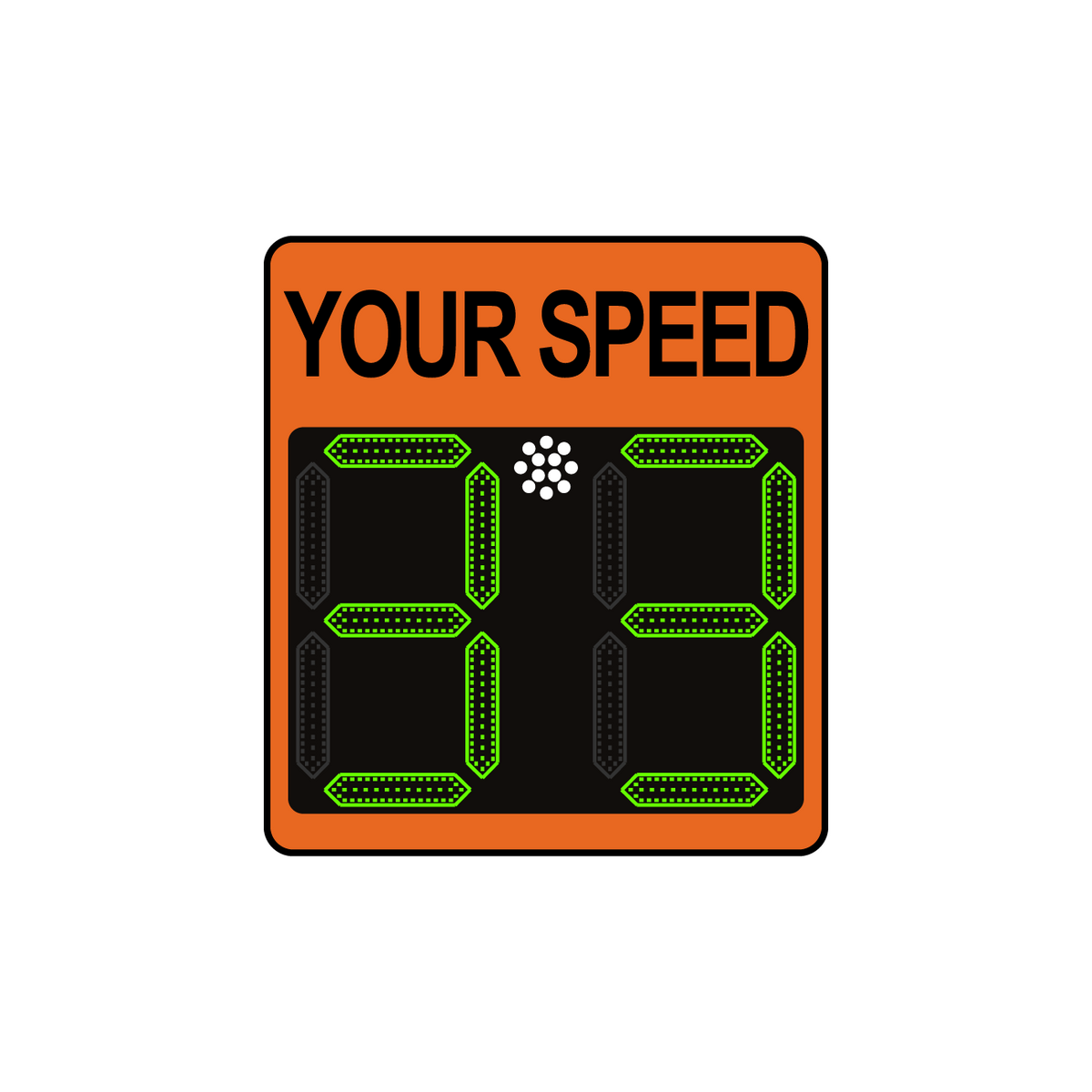Winstar 11A Digital Radar Speed Sign 21&quot; x 23&quot; (20&quot; LED Display)