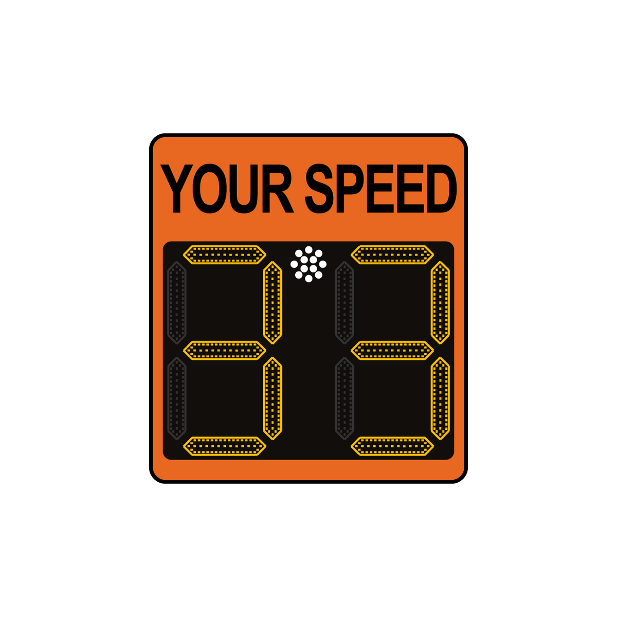 Winstar 11A Digital Radar Speed Sign 21&quot; x 23&quot; (20&quot; LED Display)
