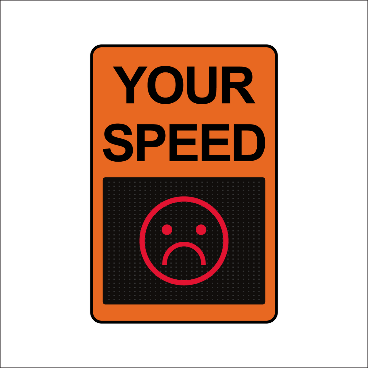 Winstar 15M Digital Radar Speed Sign 24&quot; x 36&quot; (26.5&quot; Matrix LED Display)