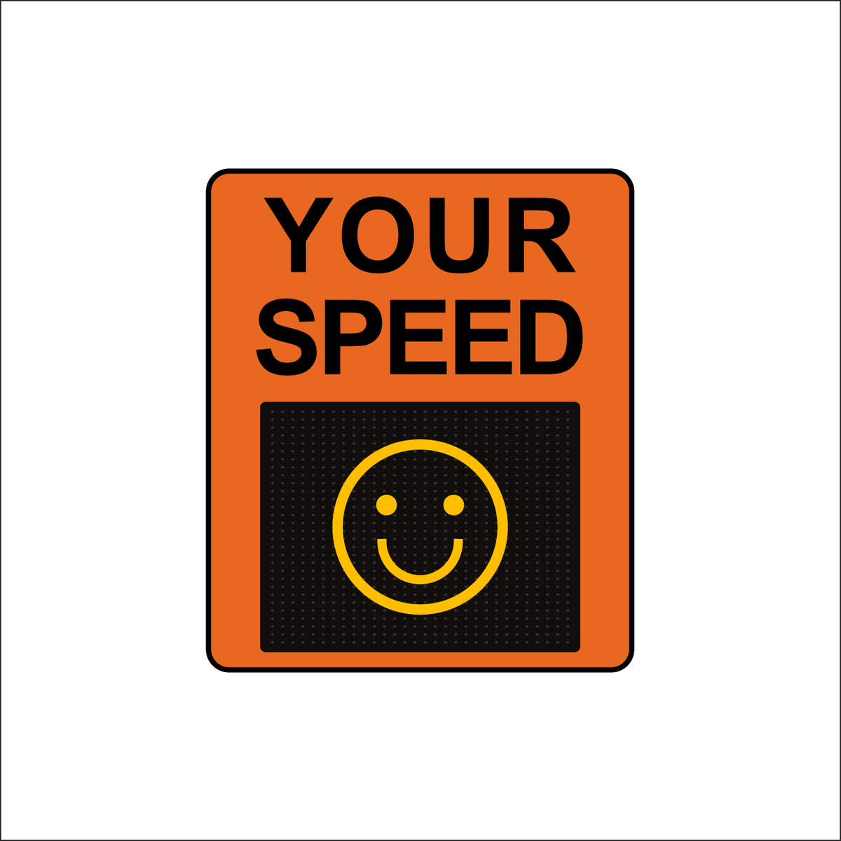Winstar 15A-M Digital Radar Speed Sign 28&quot; x 33&quot; (26.5&quot; Matrix LED Display)