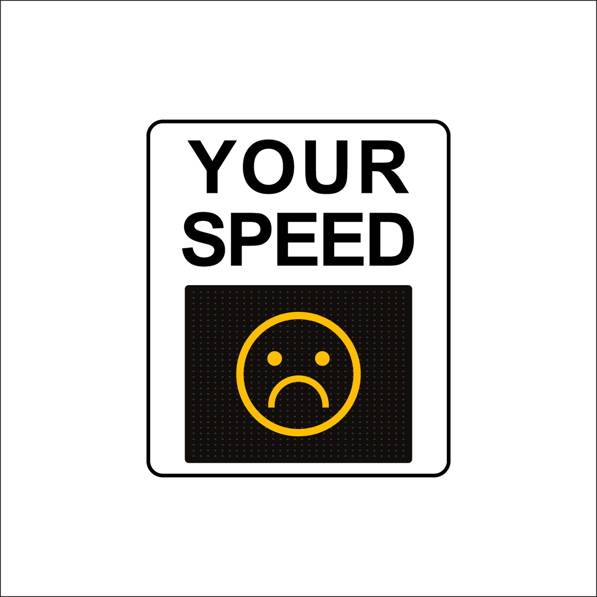 Winstar 15A-M Digital Radar Speed Sign 28&quot; x 33&quot; (26.5&quot; Matrix LED Display)