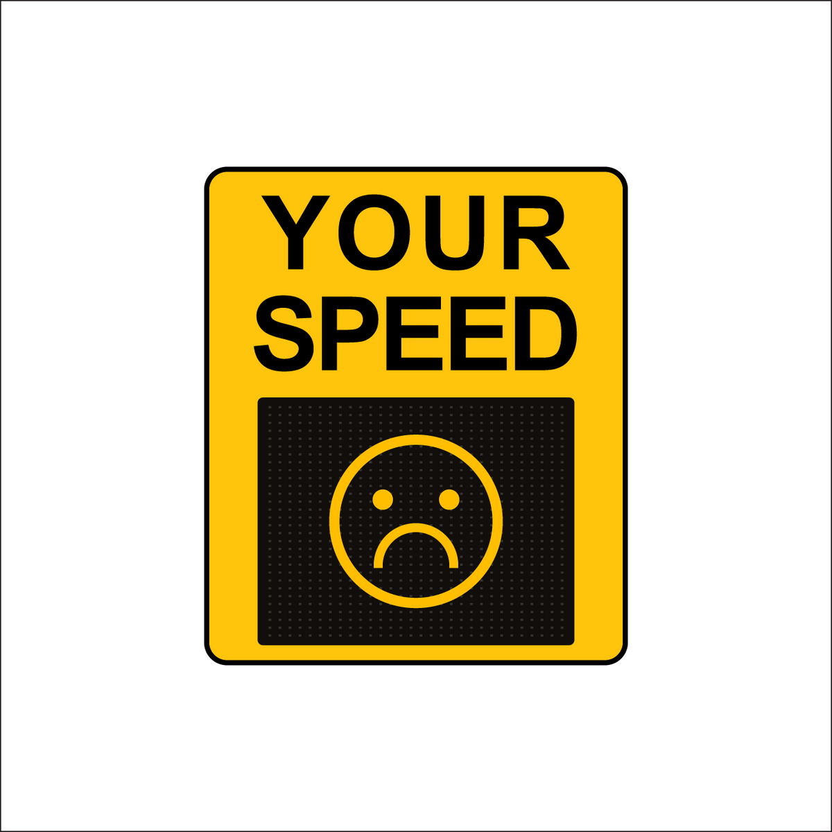 Winstar 15A-M Digital Radar Speed Sign 28&quot; x 33&quot; (26.5&quot; Matrix LED Display)