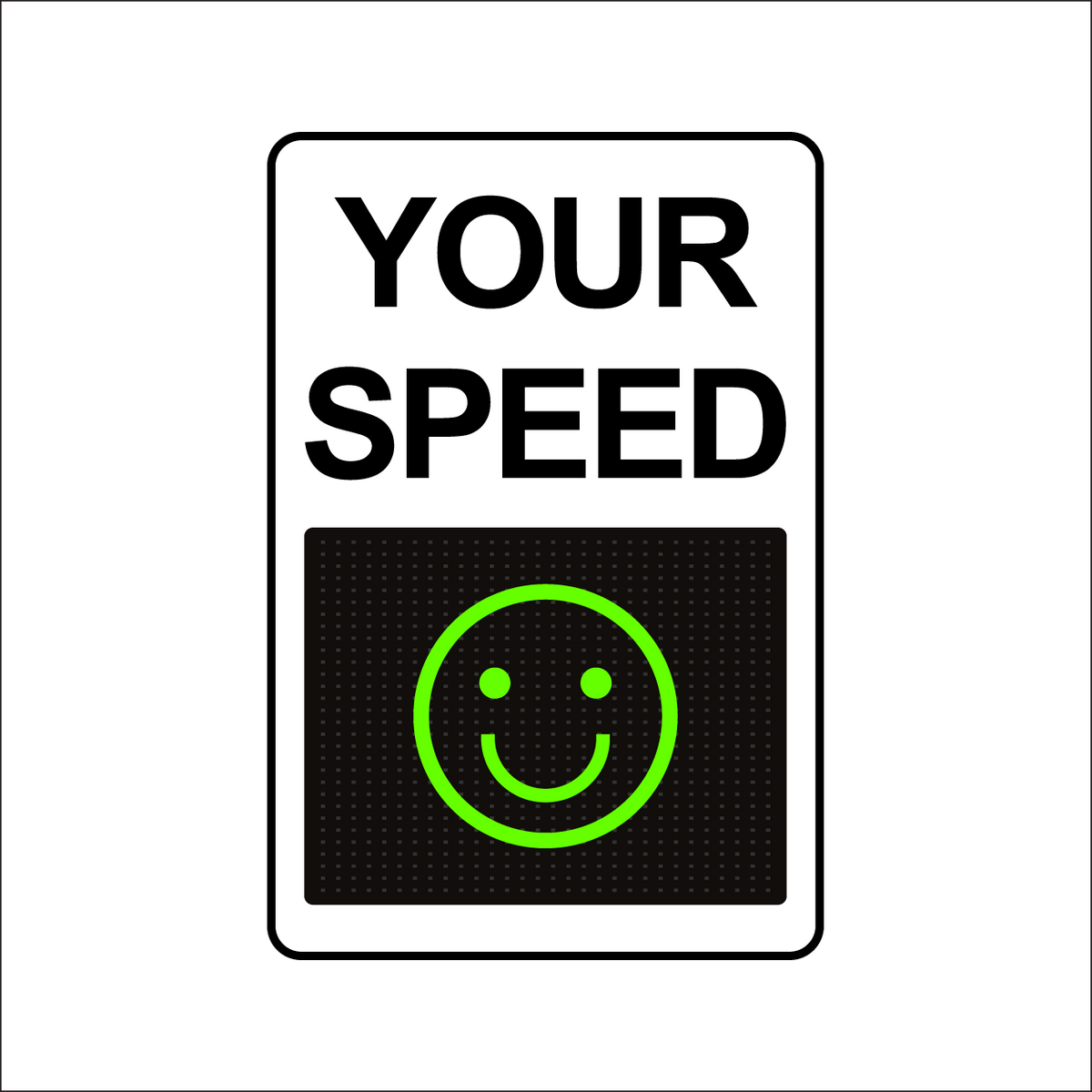 Winstar 15A-M Digital Radar Speed Sign 28&quot; x 33&quot; (26.5&quot; Matrix LED Display)
