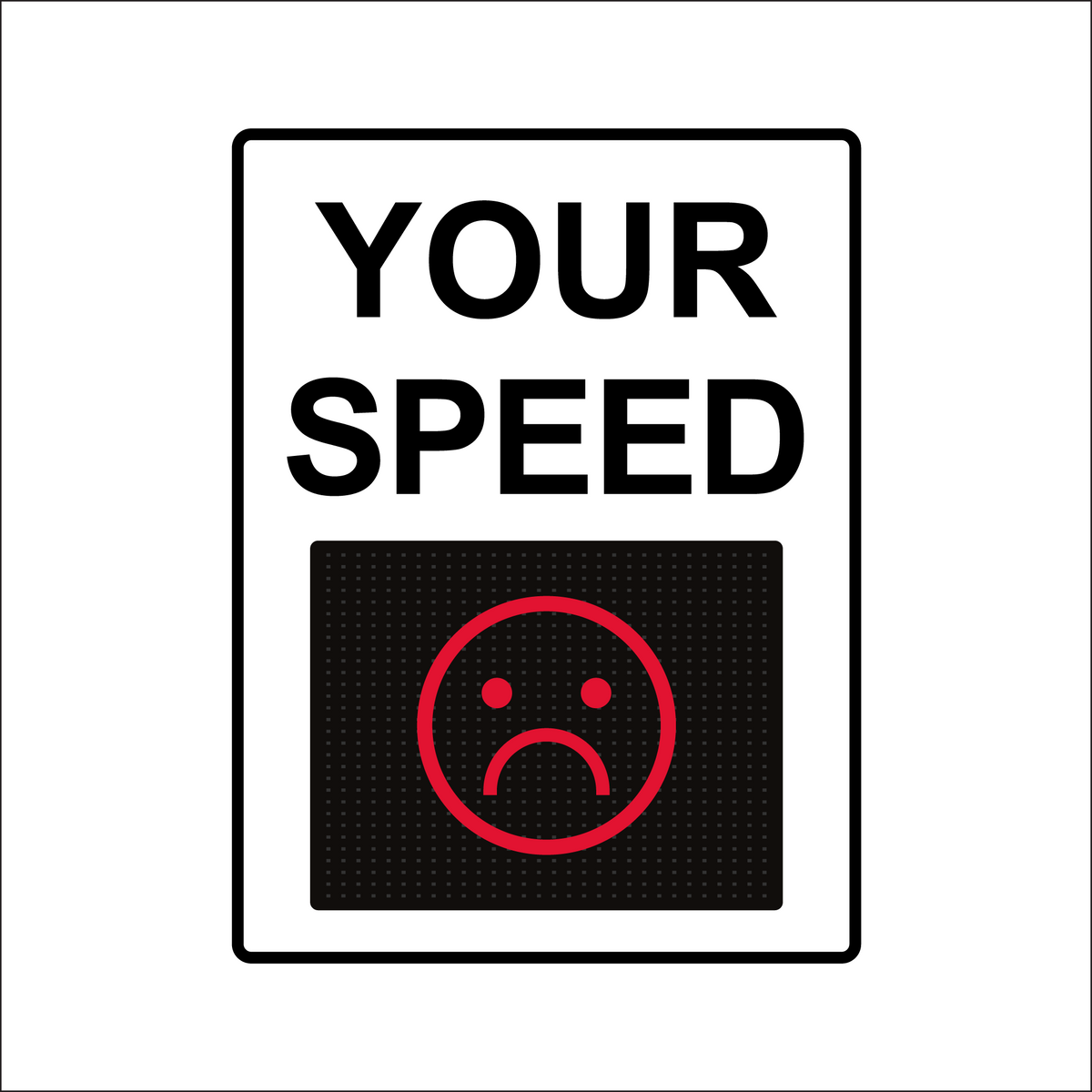 Winstar 18M Digital Radar Speed Sign 36&quot; x 48&quot; (34.5&quot; Matrix LED Display)
