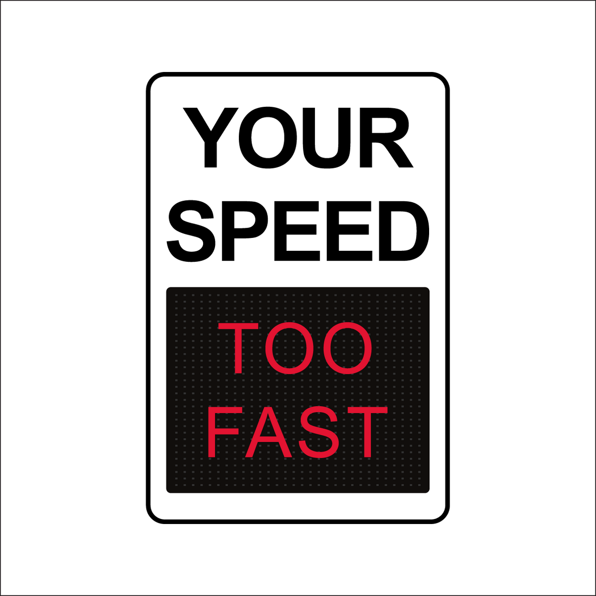 Winstar™ Digital Radar Speed Signs - 26.5&quot; LED Display