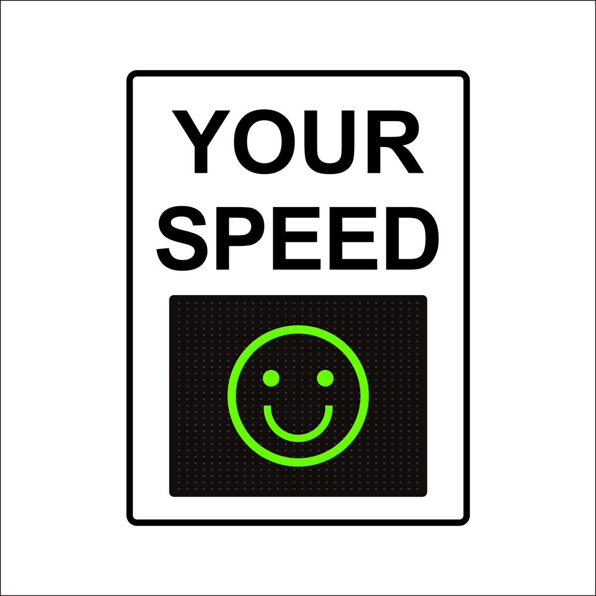 Winstar 18M Digital Radar Speed Sign 36&quot; x 48&quot; (34.5&quot; Matrix LED Display)