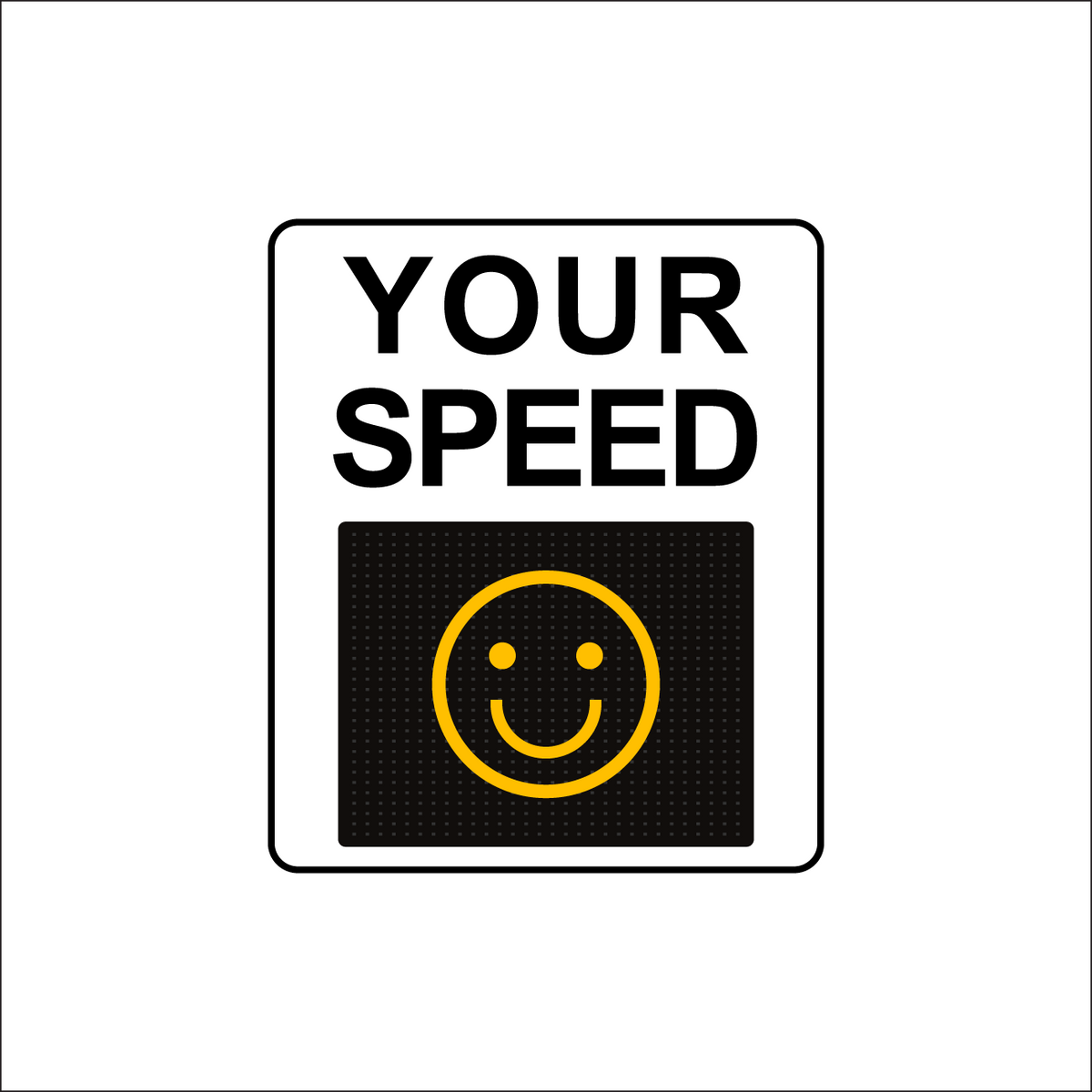 Winstar 15A-M Digital Radar Speed Sign 28&quot; x 33&quot; (26.5&quot; Matrix LED Display)