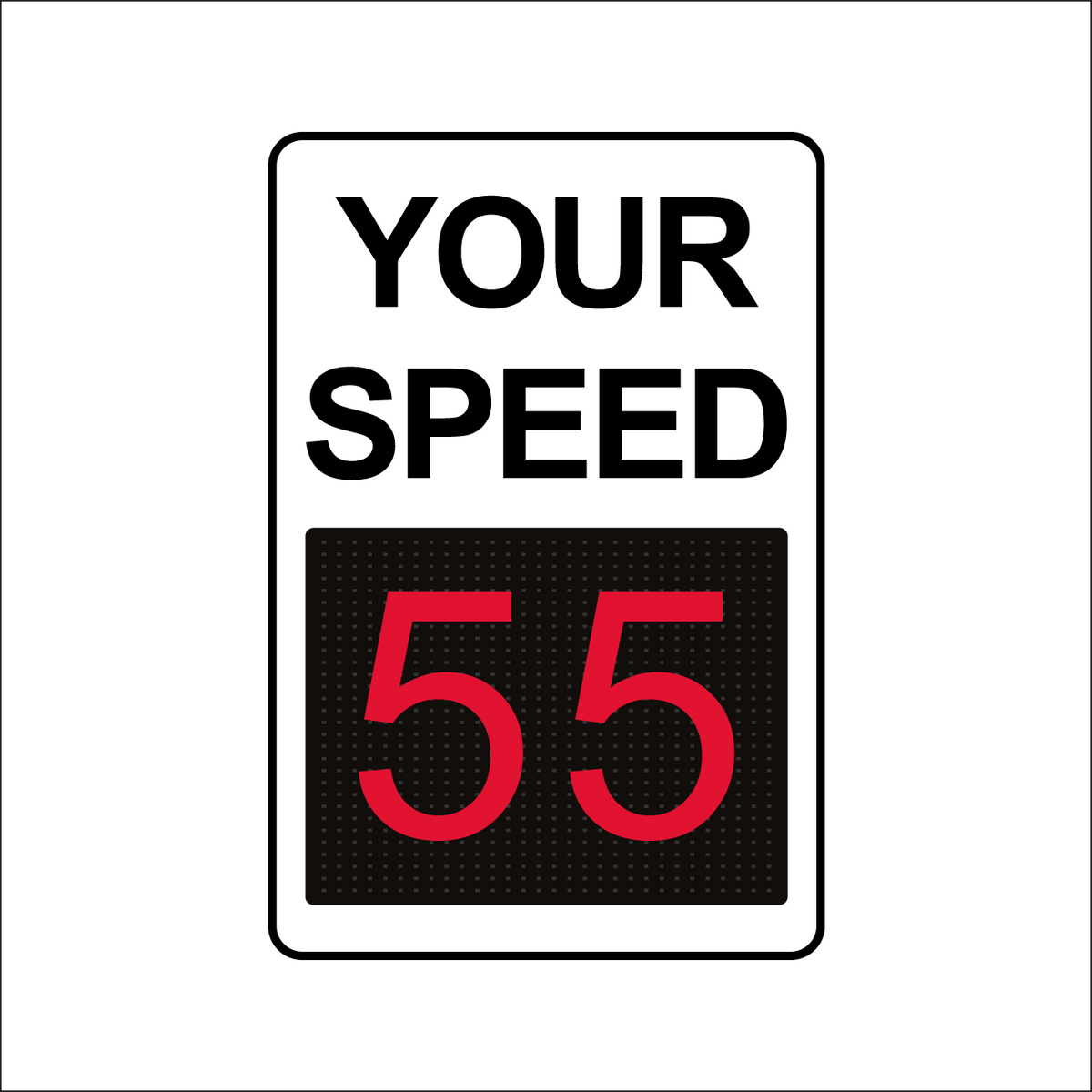 Winstar 15M Digital Radar Speed Sign 24&quot; x 36&quot; (26.5&quot; Matrix LED Display)