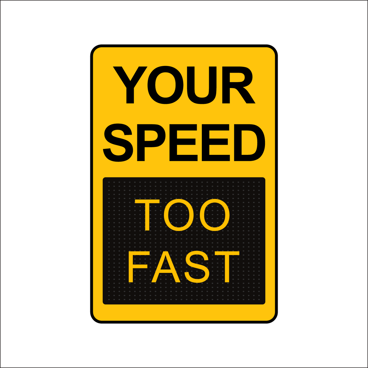 Winstar 15M Digital Radar Speed Sign 24&quot; x 36&quot; (26.5&quot; Matrix LED Display)