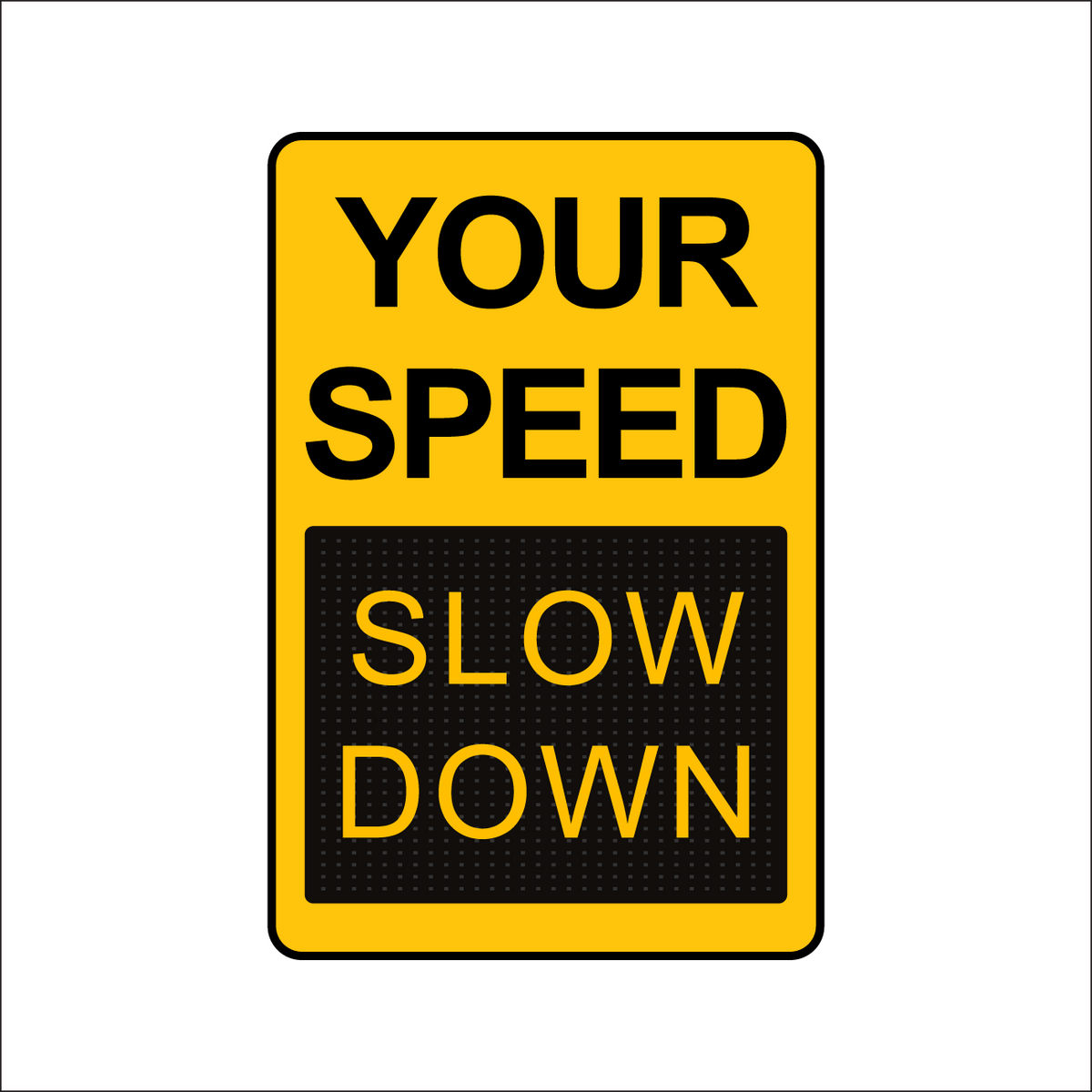 Winstar 15M Digital Radar Speed Sign 24&quot; x 36&quot; (26.5&quot; Matrix LED Display)