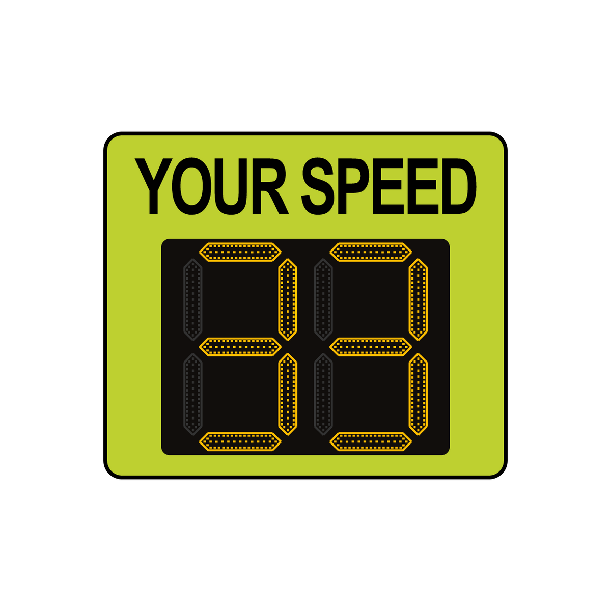 Winstar™ Digital Radar Speed Signs - 26.5&quot; LED Display