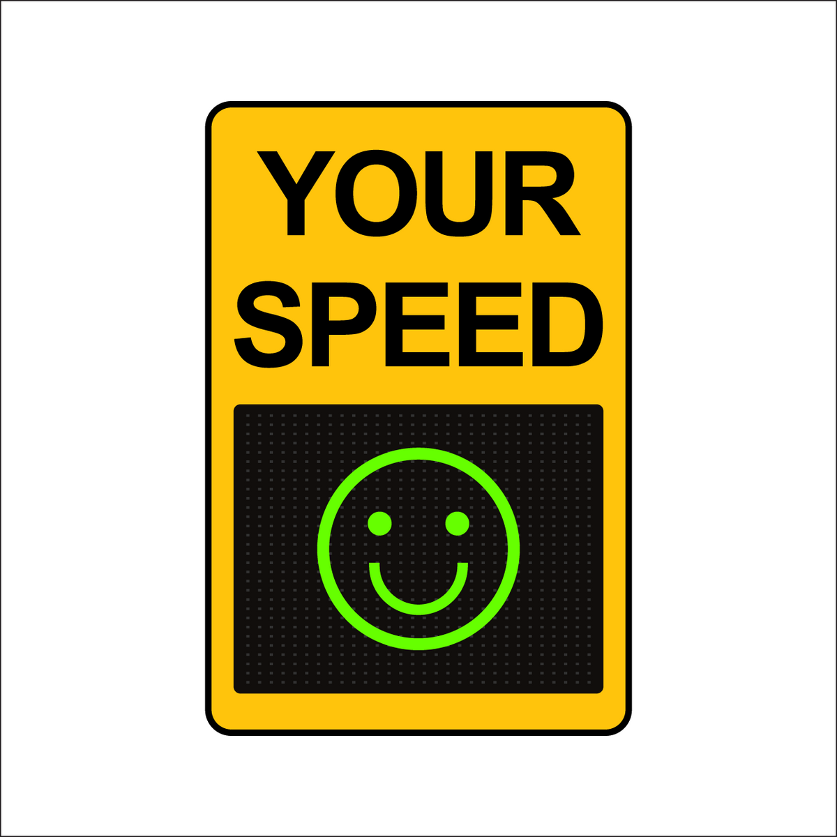 Winstar 15A-M Digital Radar Speed Sign 28&quot; x 33&quot; (26.5&quot; Matrix LED Display)