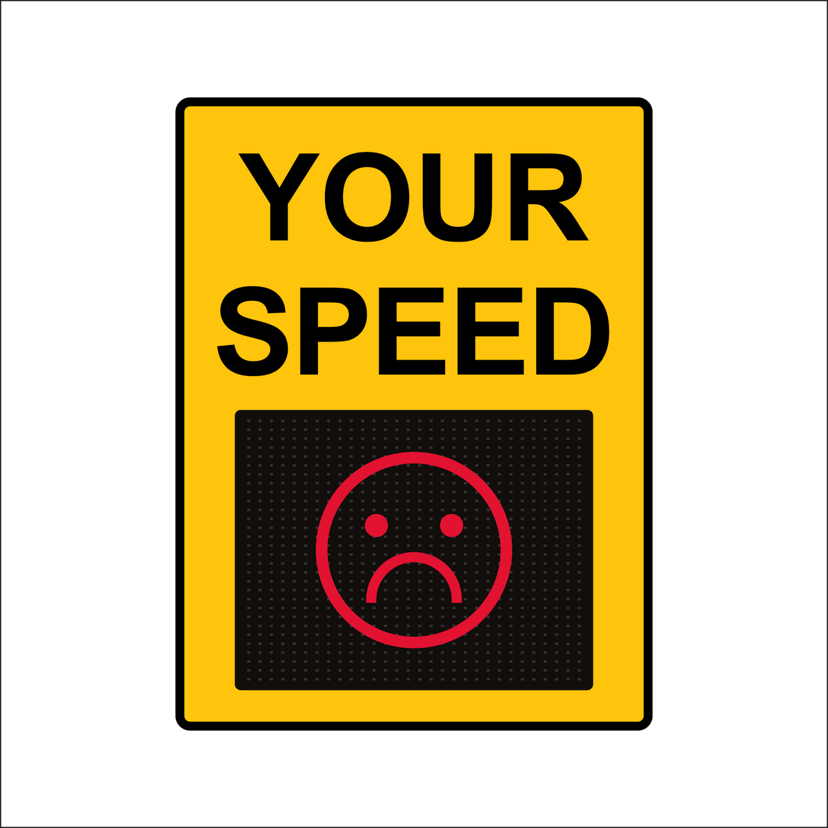 Winstar 18M Digital Radar Speed Sign 36&quot; x 48&quot; (34.5&quot; Matrix LED Display)