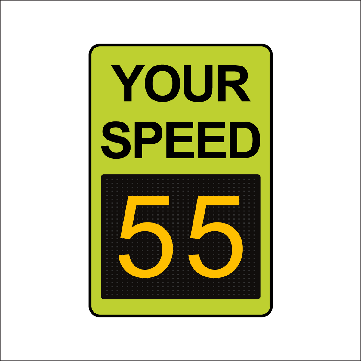 Winstar 15M Digital Radar Speed Sign 24&quot; x 36&quot; (26.5&quot; Matrix LED Display)