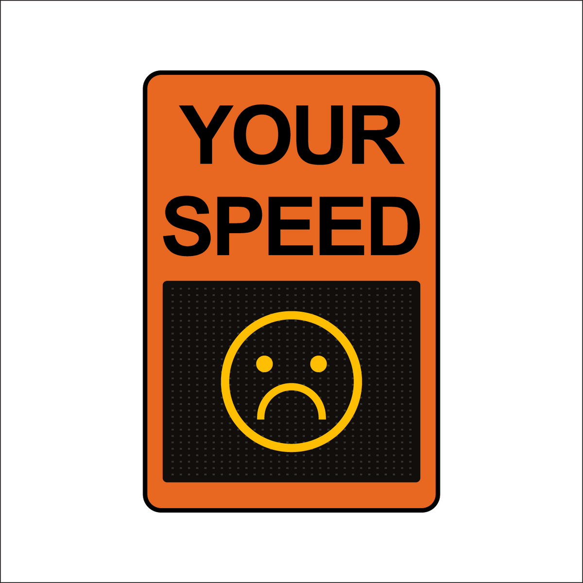 Winstar 15M Digital Radar Speed Sign 24&quot; x 36&quot; (26.5&quot; Matrix LED Display)