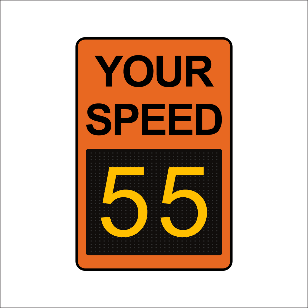 Winstar™ Digital Radar Speed Signs - 26.5&quot; Matrix LED Display