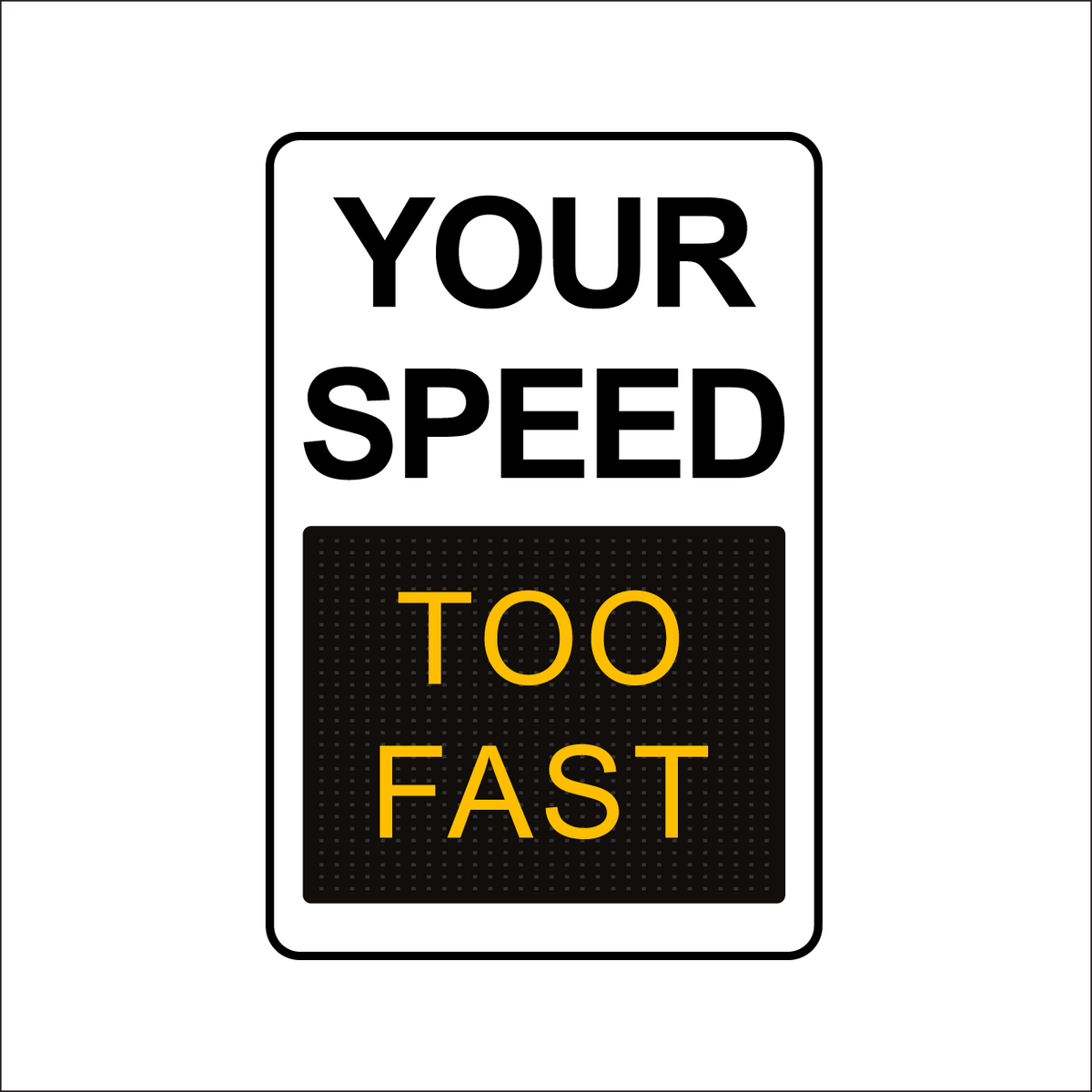 Winstar 15M Digital Radar Speed Sign 24&quot; x 36&quot; (26.5&quot; Matrix LED Display)