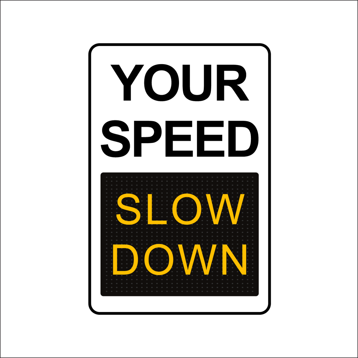 Winstar™ Digital Radar Speed Signs - 26.5&quot; LED Display