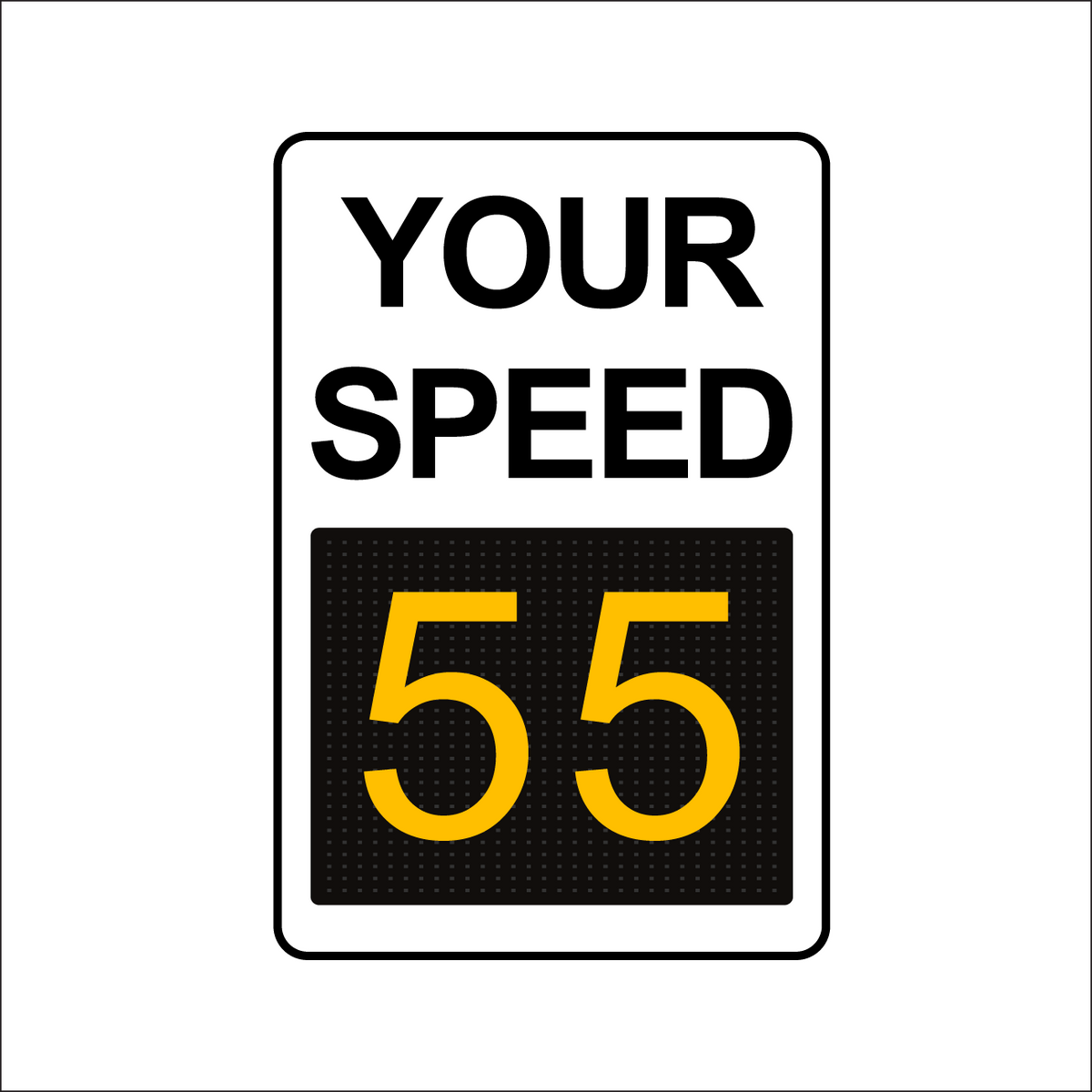Winstar 15M Digital Radar Speed Sign 24&quot; x 36&quot; (26.5&quot; Matrix LED Display)