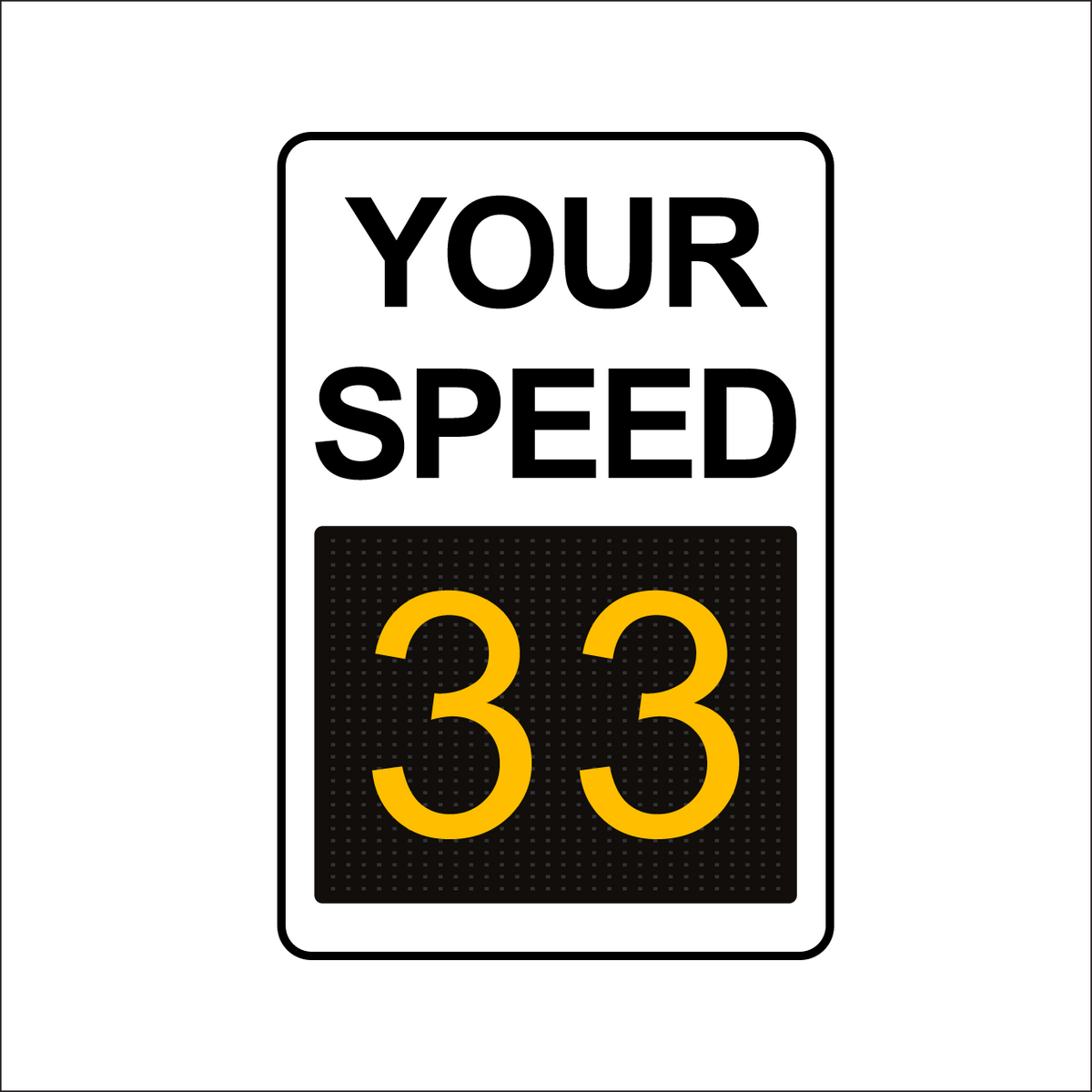 Winstar™ Digital Radar Speed Signs - 26.5&quot; LED Display