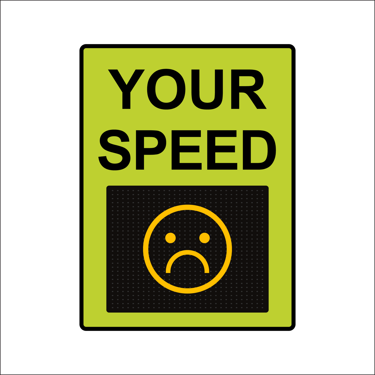 Winstar 18M Digital Radar Speed Sign 36&quot; x 48&quot; (34.5&quot; Matrix LED Display)