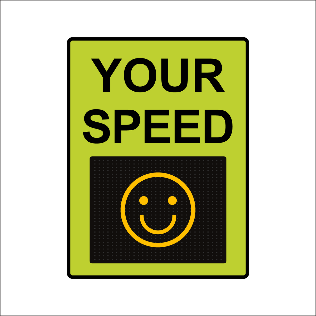 Winstar 18M Digital Radar Speed Sign 36&quot; x 48&quot; (34.5&quot; Matrix LED Display)