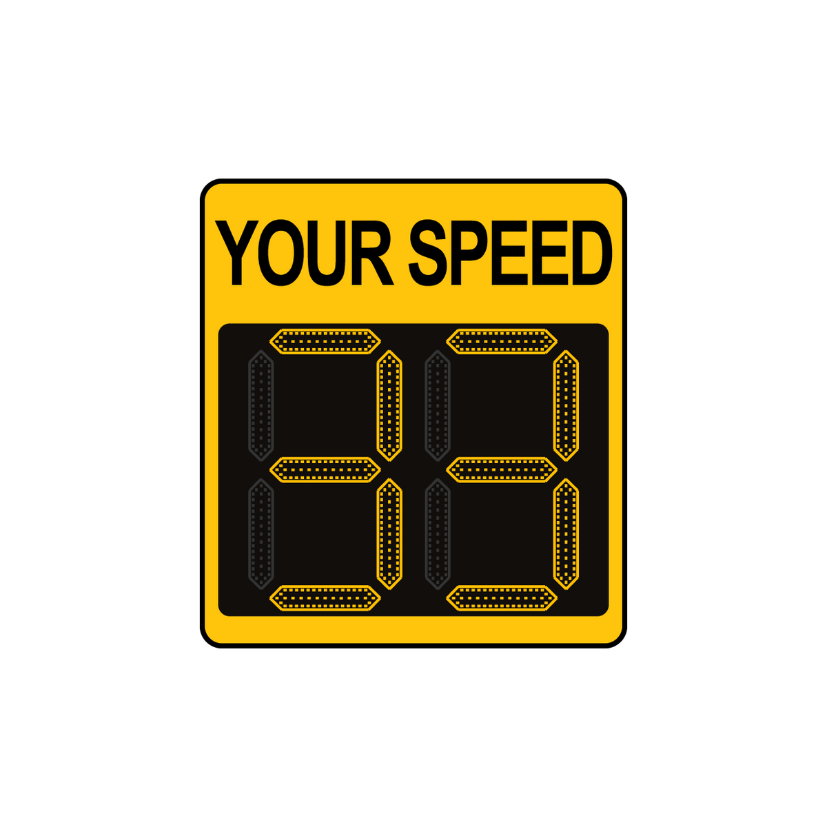 Winstar™ Digital Radar Speed Signs - 26.5&quot; LED Display