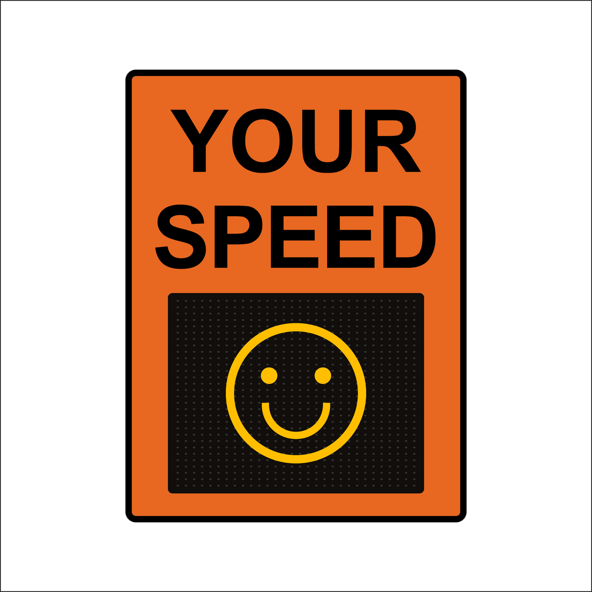 Winstar 18M Digital Radar Speed Sign 36&quot; x 48&quot; (34.5&quot; Matrix LED Display)