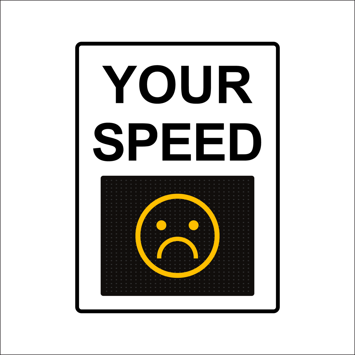 Winstar 18M Digital Radar Speed Sign 36&quot; x 48&quot; (34.5&quot; Matrix LED Display)