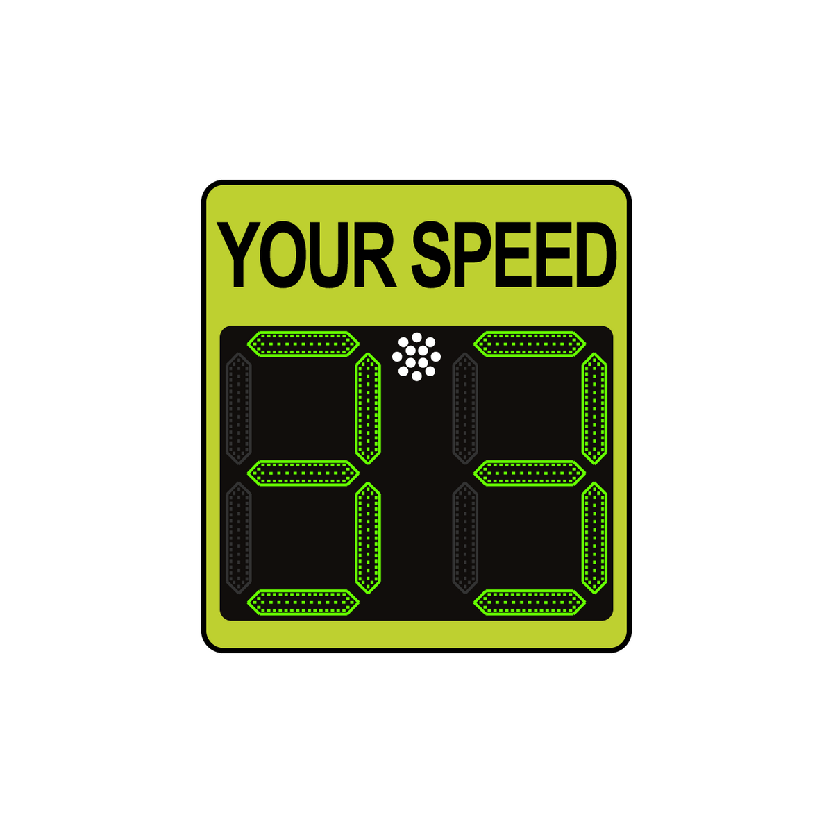 Winstar 11A Digital Radar Speed Sign 21&quot; x 23&quot; (20&quot; LED Display)