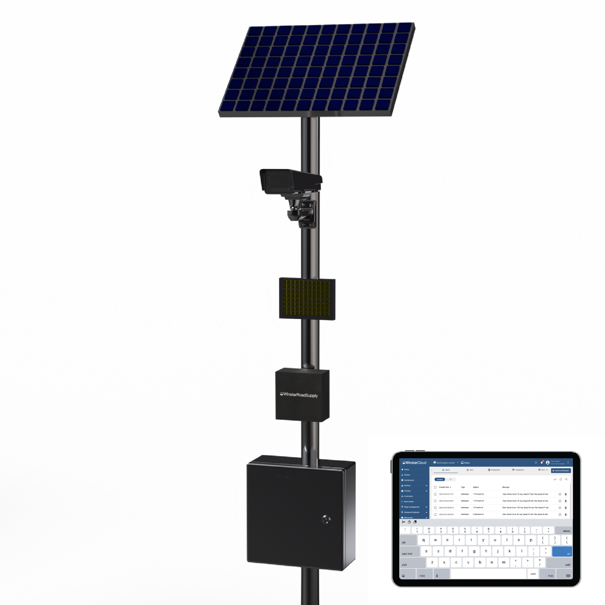Winstar Community Speed Radar LPR Camera System