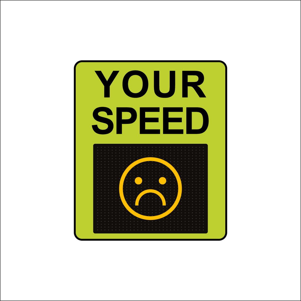Winstar 15A-M Digital Radar Speed Sign 28&quot; x 33&quot; (26.5&quot; Matrix LED Display)