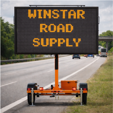 Winstar WRS-400MC Full-Size Matrix Portable Changeable Message Sign