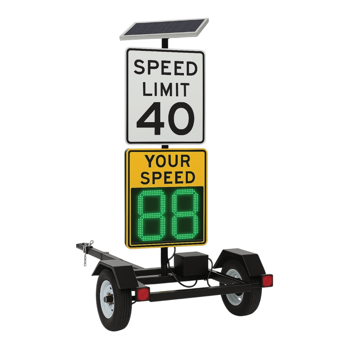 Winstar ST-400 Full-Height Speed Radar Trailer