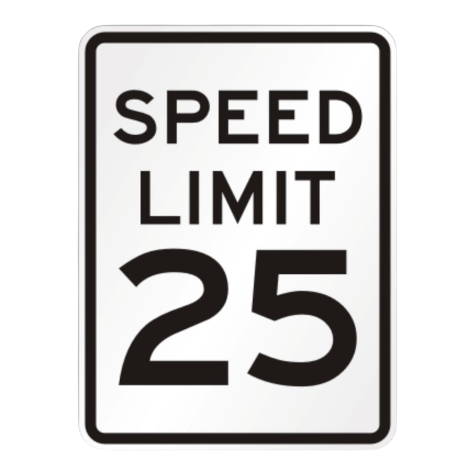 Speed Limit 10 MPH 18 x 24 3M High Intensity reflective aluminium sign