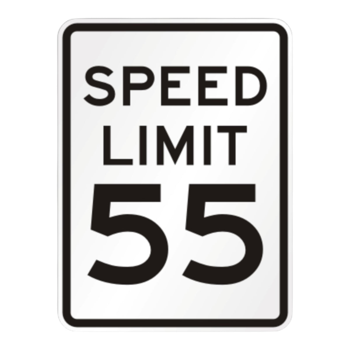 Speed Limit 40 MPH 18 x 24 3M High Intensity reflective aluminium sign