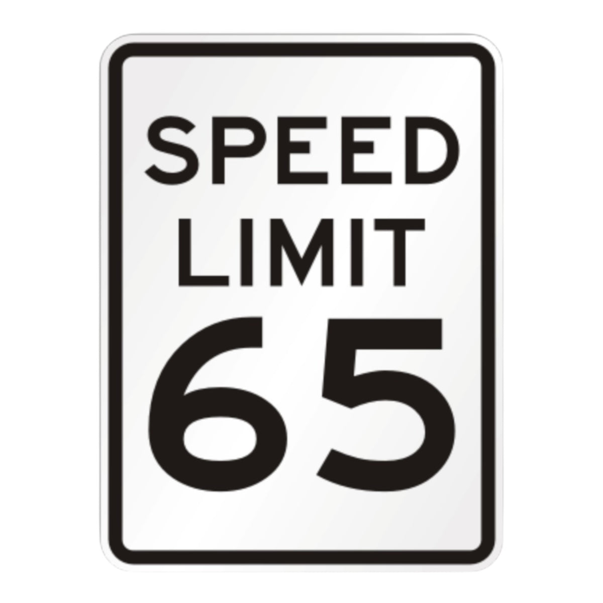 Speed Limit 50 MPH 18 x 24 3M High Intensity reflective aluminium sign