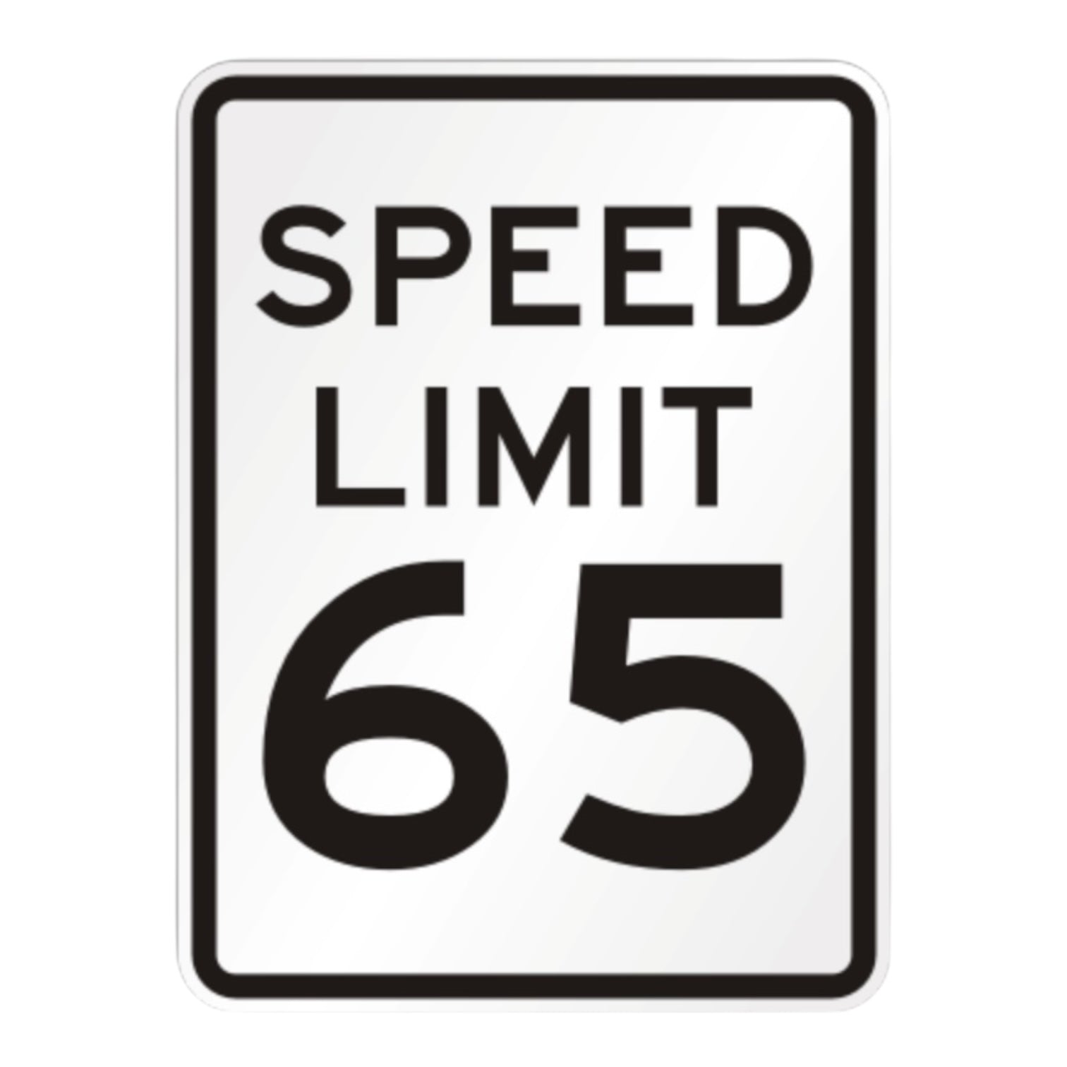 Speed Limit 50 MPH 18 x 24 3M High Intensity reflective aluminium sign